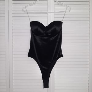 Black heart bodysuit